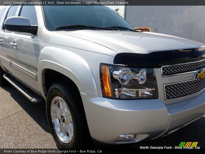 Silver Ice Metallic / Light Titanium/Dark Titanium 2013 Chevrolet Suburban LT 4x4