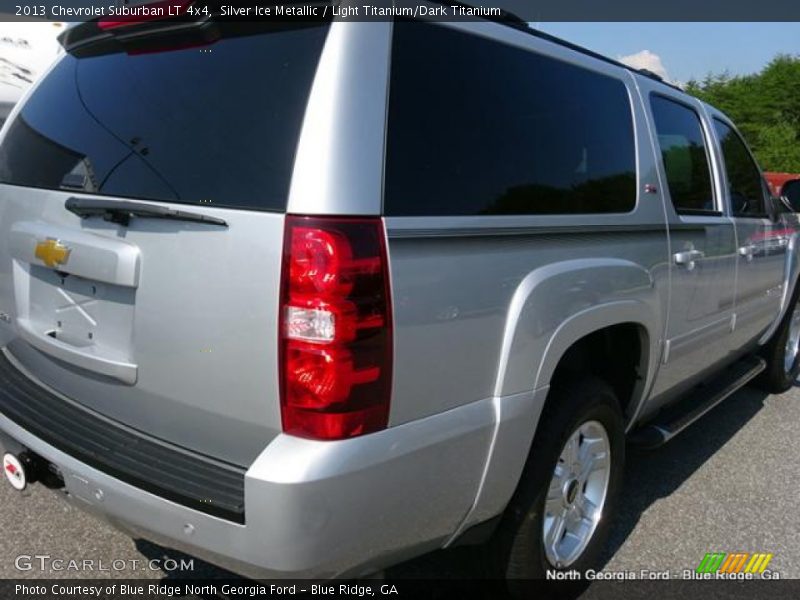 Silver Ice Metallic / Light Titanium/Dark Titanium 2013 Chevrolet Suburban LT 4x4