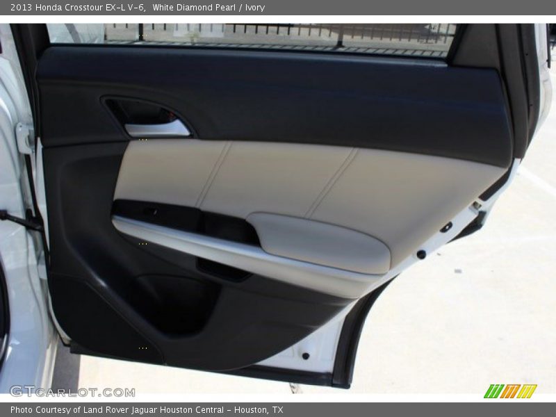 White Diamond Pearl / Ivory 2013 Honda Crosstour EX-L V-6