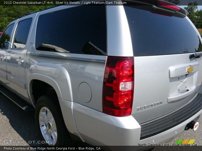 Silver Ice Metallic / Light Titanium/Dark Titanium 2013 Chevrolet Suburban LT 4x4