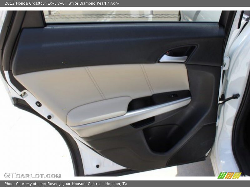 White Diamond Pearl / Ivory 2013 Honda Crosstour EX-L V-6