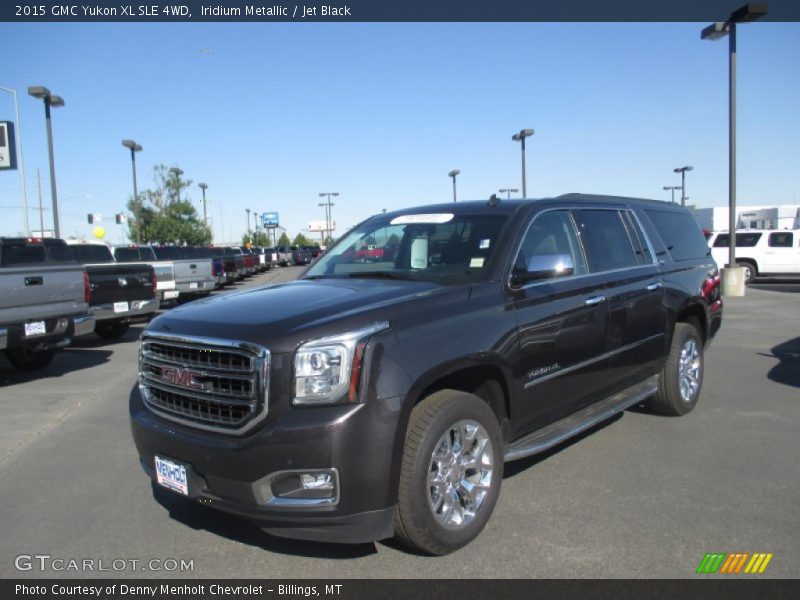 Iridium Metallic / Jet Black 2015 GMC Yukon XL SLE 4WD