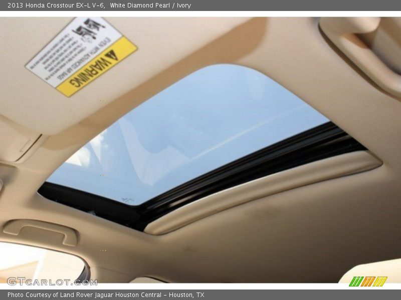 White Diamond Pearl / Ivory 2013 Honda Crosstour EX-L V-6