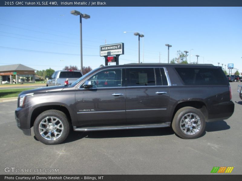 Iridium Metallic / Jet Black 2015 GMC Yukon XL SLE 4WD