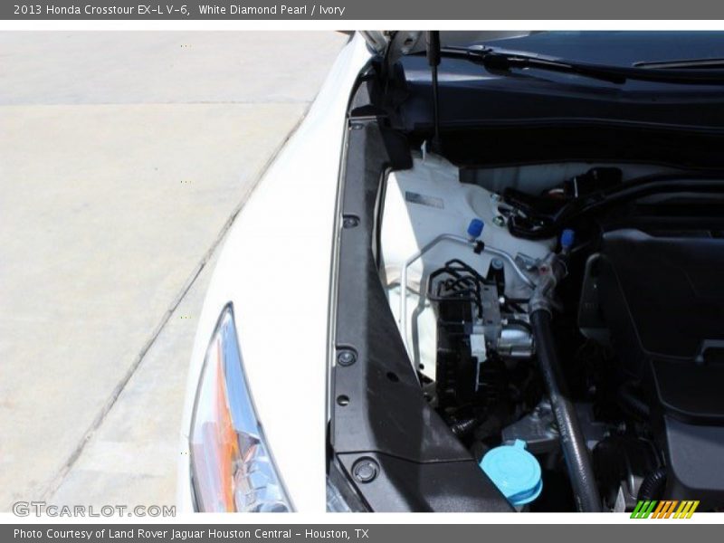 White Diamond Pearl / Ivory 2013 Honda Crosstour EX-L V-6