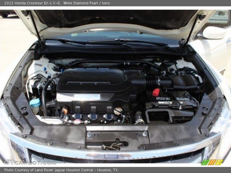White Diamond Pearl / Ivory 2013 Honda Crosstour EX-L V-6