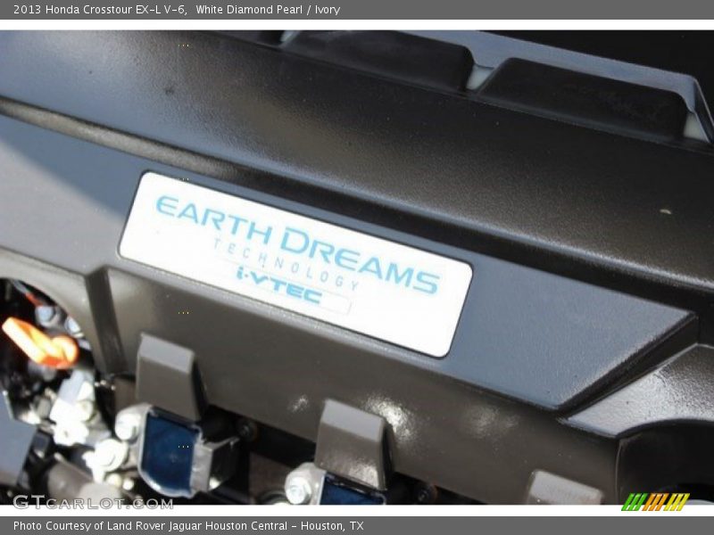 White Diamond Pearl / Ivory 2013 Honda Crosstour EX-L V-6