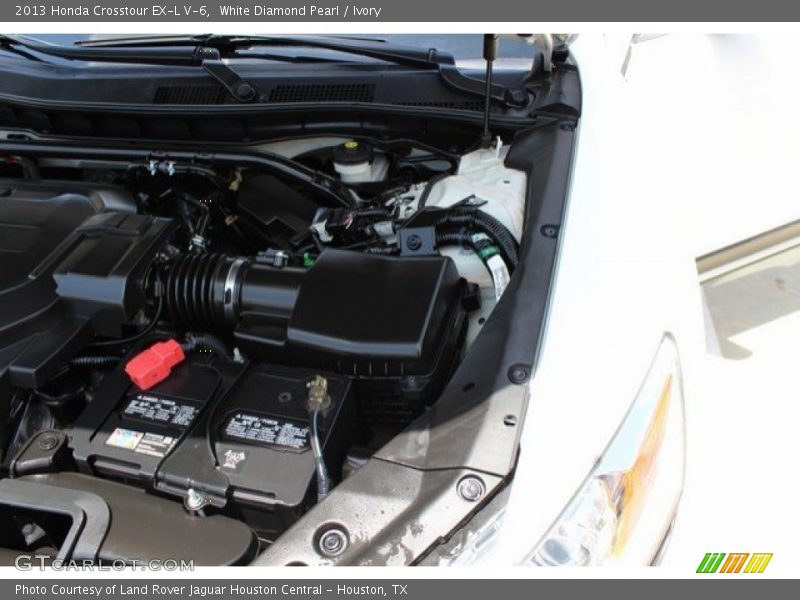 White Diamond Pearl / Ivory 2013 Honda Crosstour EX-L V-6