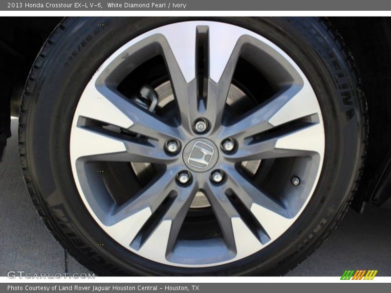 White Diamond Pearl / Ivory 2013 Honda Crosstour EX-L V-6