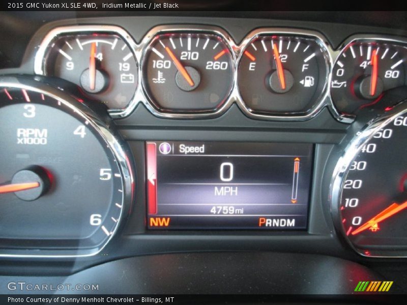 Iridium Metallic / Jet Black 2015 GMC Yukon XL SLE 4WD