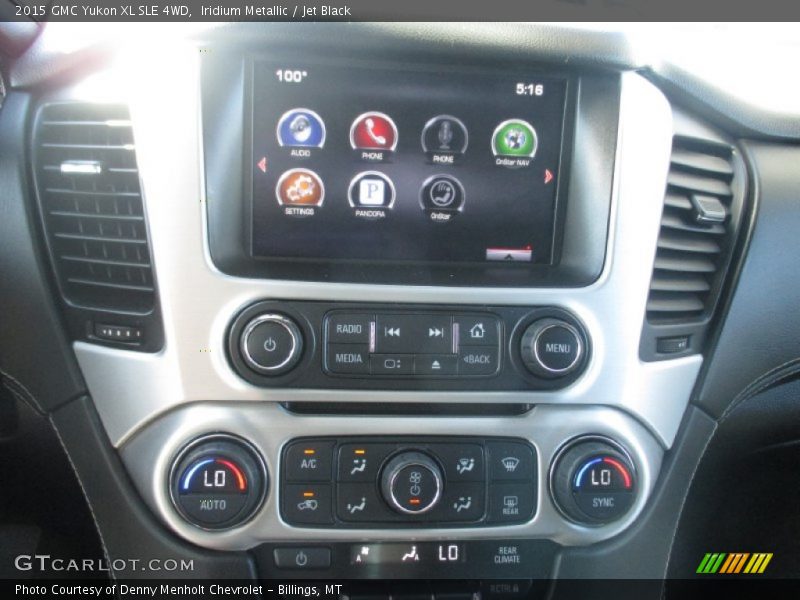 Iridium Metallic / Jet Black 2015 GMC Yukon XL SLE 4WD