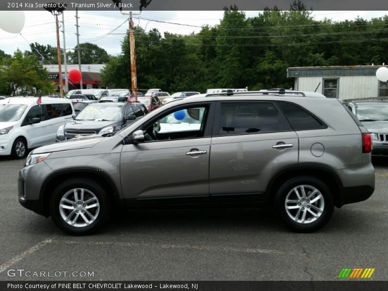 Titanium Silver / Black 2014 Kia Sorento LX