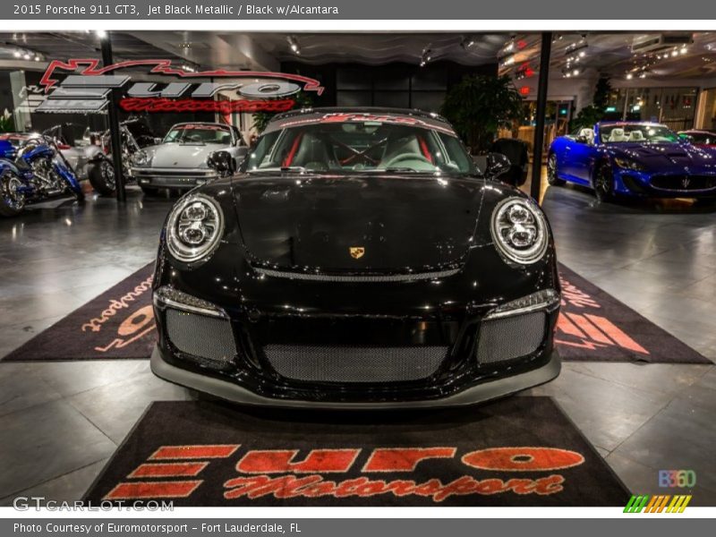 Jet Black Metallic / Black w/Alcantara 2015 Porsche 911 GT3