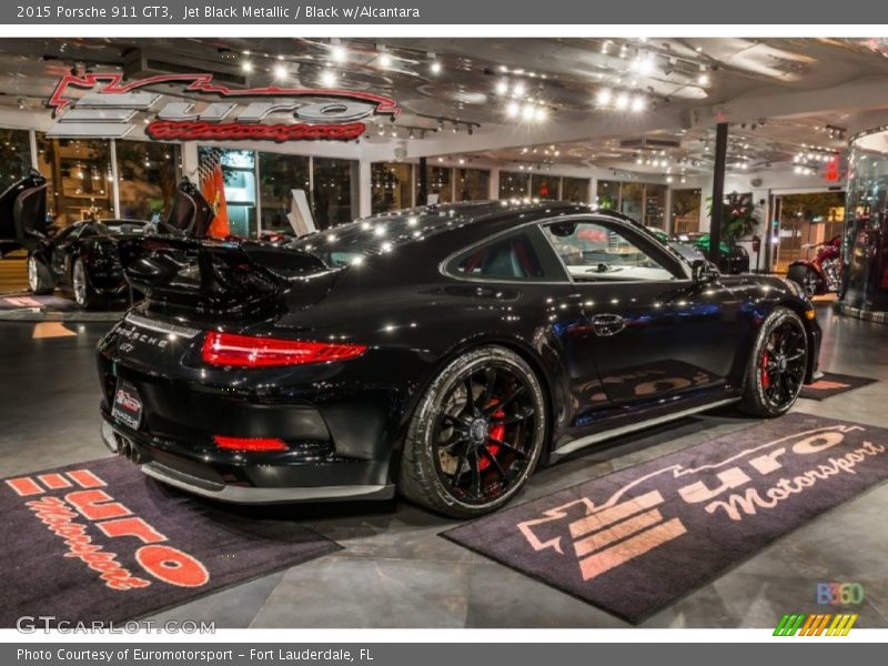 Jet Black Metallic / Black w/Alcantara 2015 Porsche 911 GT3