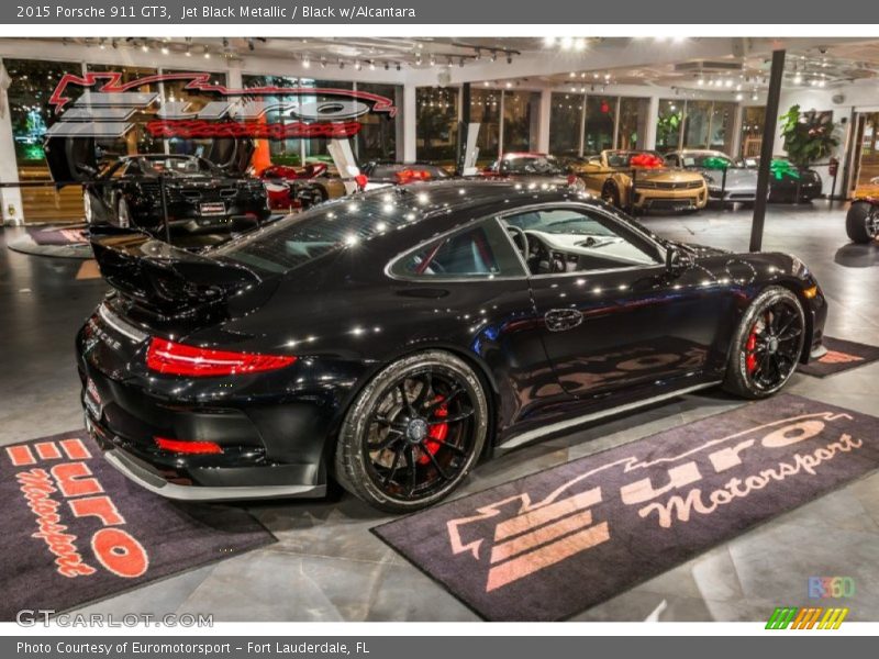 Jet Black Metallic / Black w/Alcantara 2015 Porsche 911 GT3