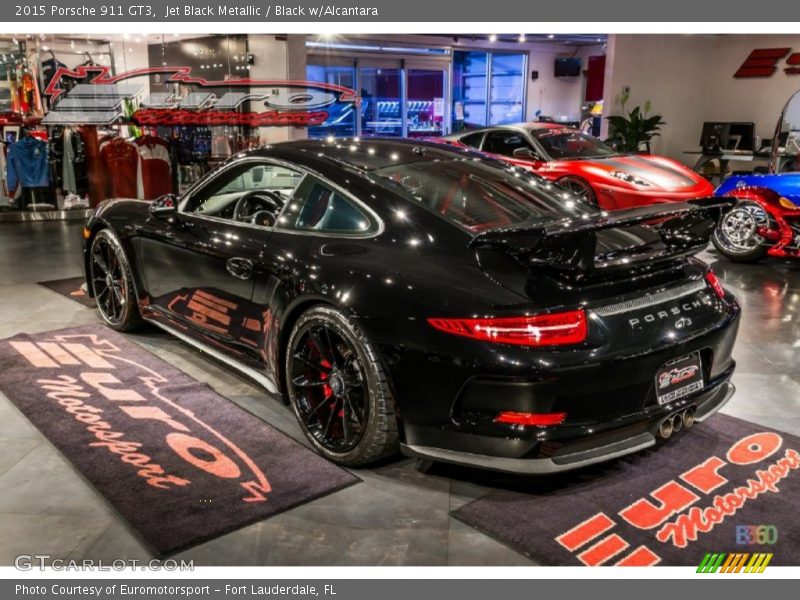 Jet Black Metallic / Black w/Alcantara 2015 Porsche 911 GT3