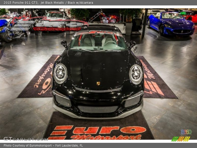 Jet Black Metallic / Black w/Alcantara 2015 Porsche 911 GT3