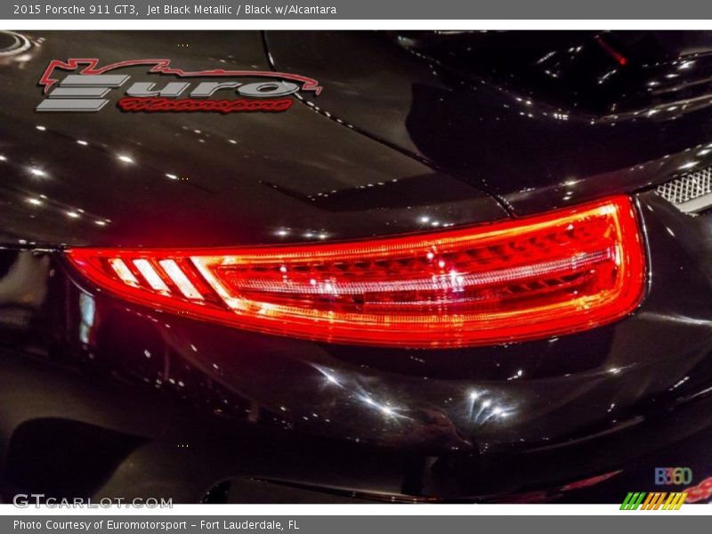 Jet Black Metallic / Black w/Alcantara 2015 Porsche 911 GT3