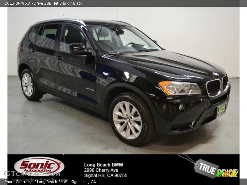 Jet Black / Black 2013 BMW X3 xDrive 28i