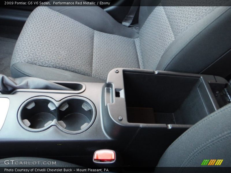 Performance Red Metallic / Ebony 2009 Pontiac G6 V6 Sedan