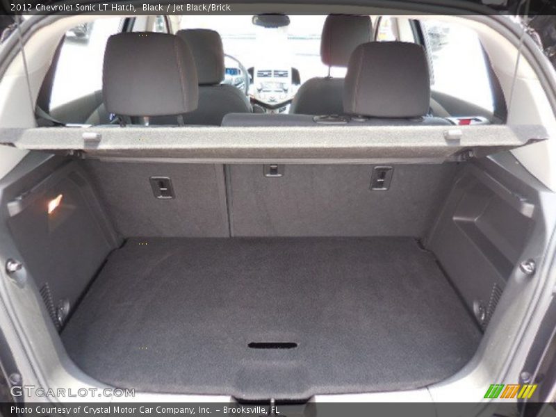 Black / Jet Black/Brick 2012 Chevrolet Sonic LT Hatch