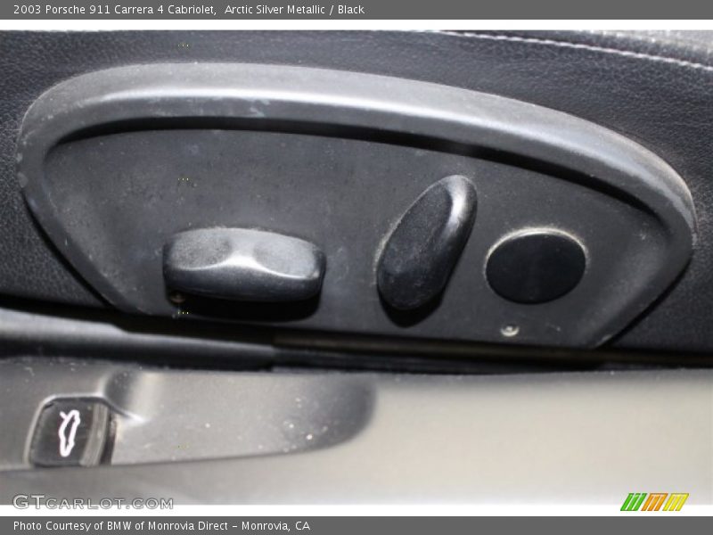 Arctic Silver Metallic / Black 2003 Porsche 911 Carrera 4 Cabriolet
