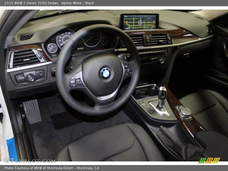 Alpine White / Black 2015 BMW 3 Series 328d Sedan