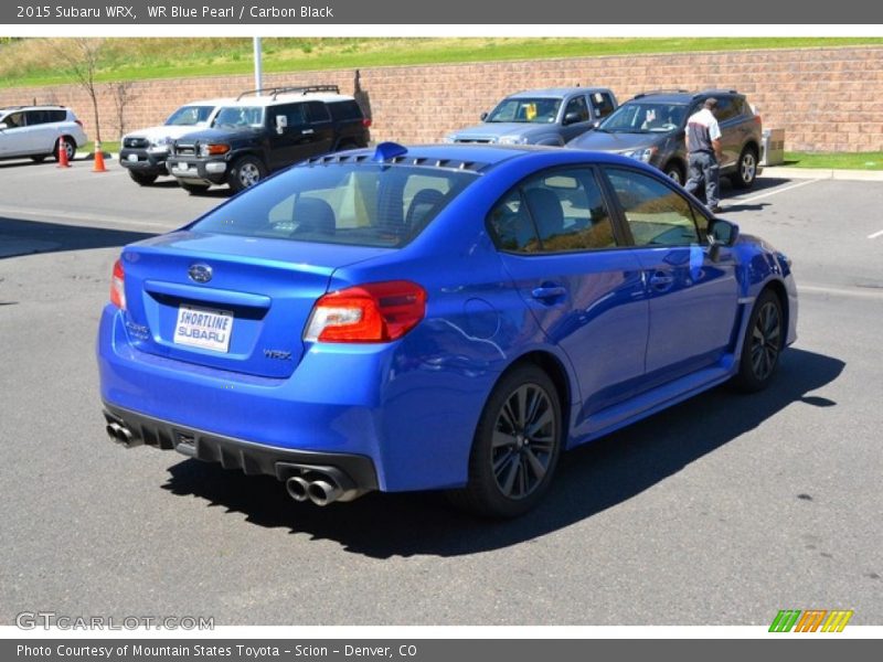 WR Blue Pearl / Carbon Black 2015 Subaru WRX