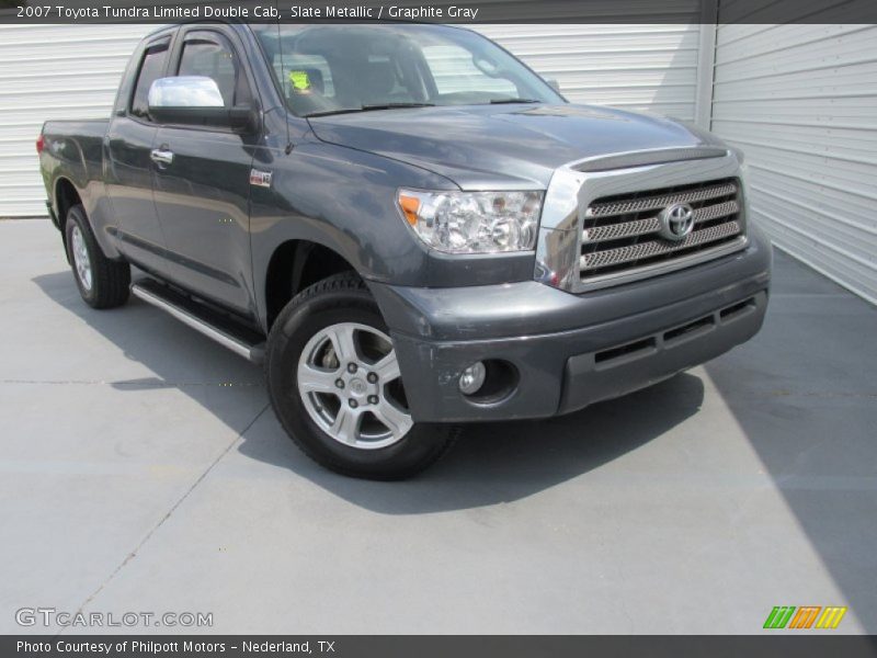 Slate Metallic / Graphite Gray 2007 Toyota Tundra Limited Double Cab