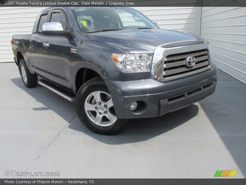 Slate Metallic / Graphite Gray 2007 Toyota Tundra Limited Double Cab