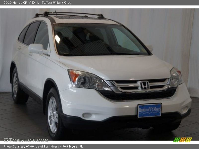 Taffeta White / Gray 2010 Honda CR-V EX-L