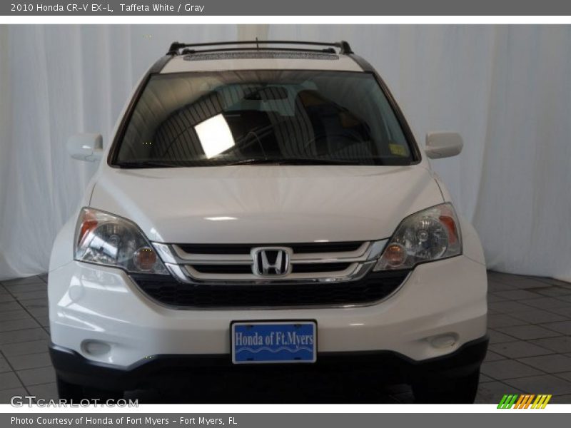 Taffeta White / Gray 2010 Honda CR-V EX-L