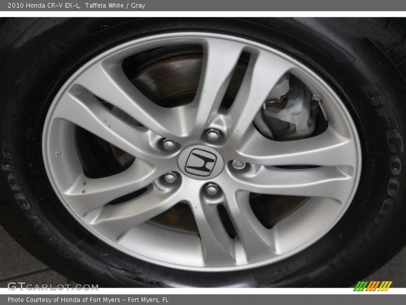 Taffeta White / Gray 2010 Honda CR-V EX-L