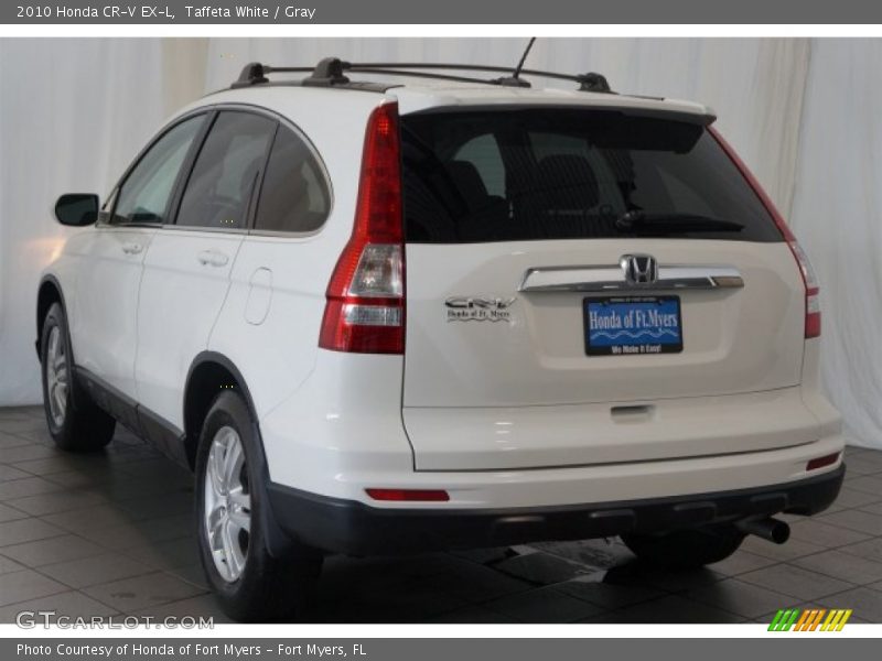 Taffeta White / Gray 2010 Honda CR-V EX-L