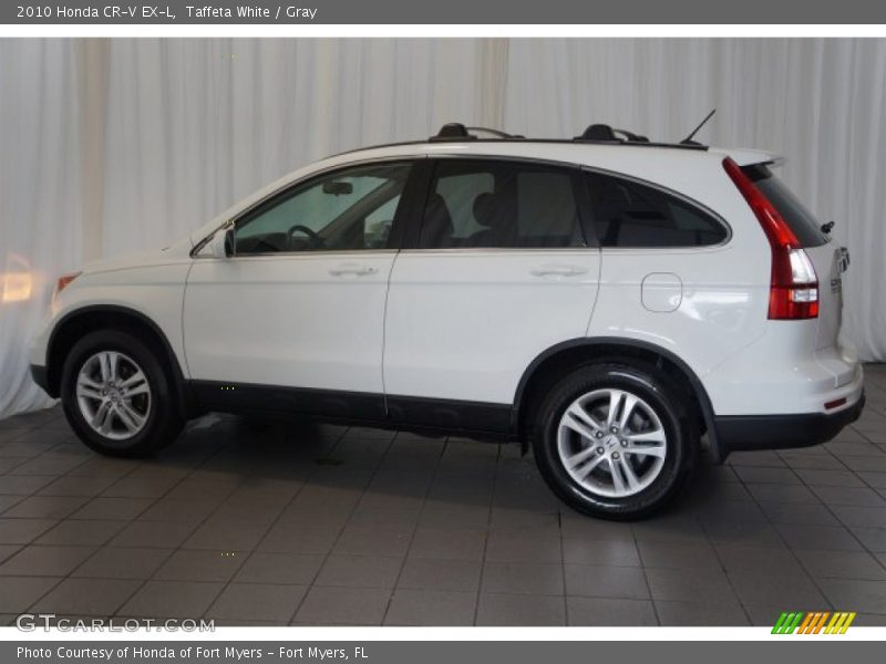 Taffeta White / Gray 2010 Honda CR-V EX-L