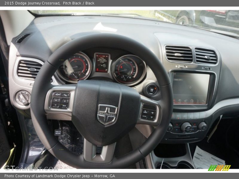 Pitch Black / Black 2015 Dodge Journey Crossroad