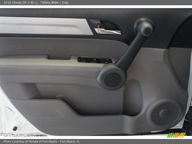 Taffeta White / Gray 2010 Honda CR-V EX-L