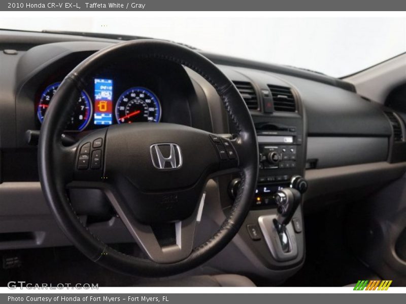 Taffeta White / Gray 2010 Honda CR-V EX-L