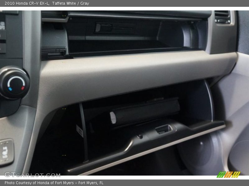 Taffeta White / Gray 2010 Honda CR-V EX-L