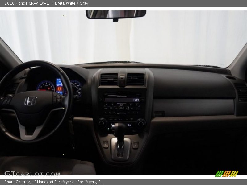 Taffeta White / Gray 2010 Honda CR-V EX-L