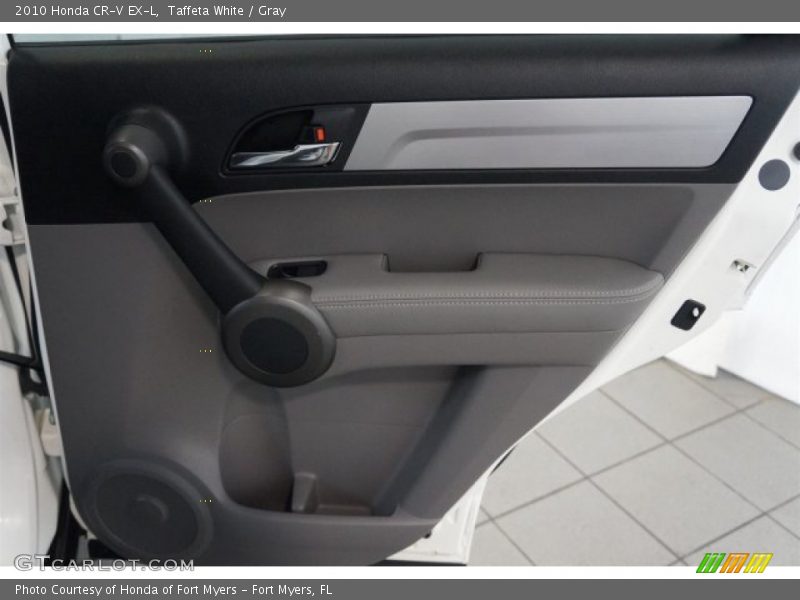 Taffeta White / Gray 2010 Honda CR-V EX-L