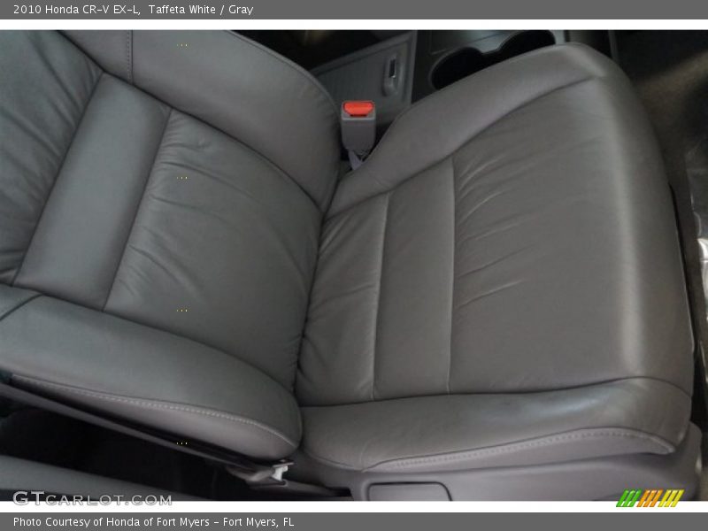 Taffeta White / Gray 2010 Honda CR-V EX-L
