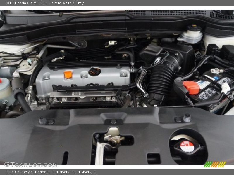 Taffeta White / Gray 2010 Honda CR-V EX-L