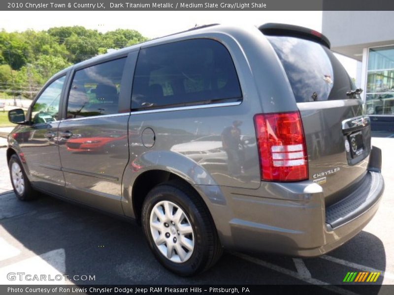 Dark Titanium Metallic / Medium Slate Gray/Light Shale 2010 Chrysler Town & Country LX