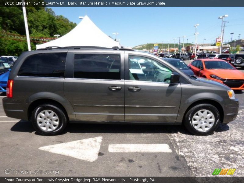 Dark Titanium Metallic / Medium Slate Gray/Light Shale 2010 Chrysler Town & Country LX