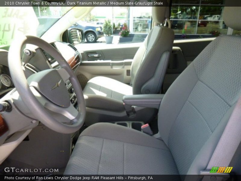 Dark Titanium Metallic / Medium Slate Gray/Light Shale 2010 Chrysler Town & Country LX
