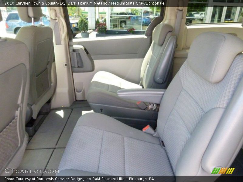 Dark Titanium Metallic / Medium Slate Gray/Light Shale 2010 Chrysler Town & Country LX