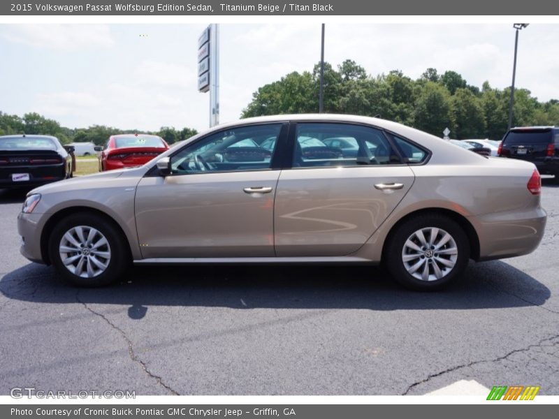 Titanium Beige / Titan Black 2015 Volkswagen Passat Wolfsburg Edition Sedan