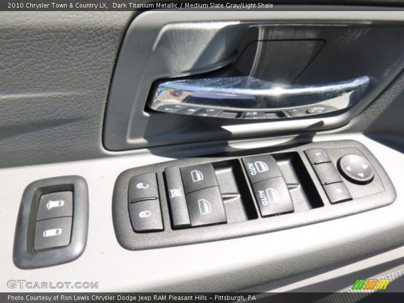 Dark Titanium Metallic / Medium Slate Gray/Light Shale 2010 Chrysler Town & Country LX