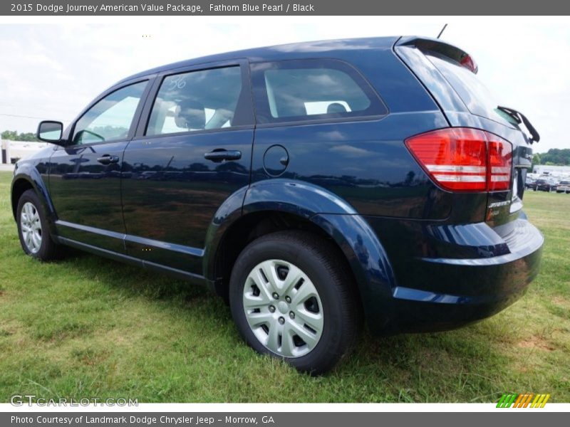 Fathom Blue Pearl / Black 2015 Dodge Journey American Value Package